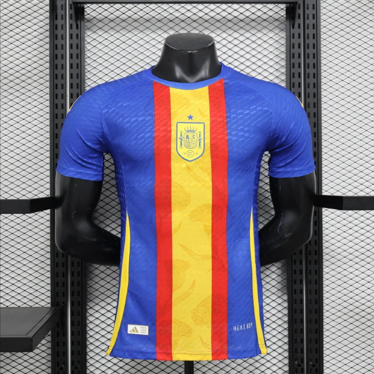 Maillots Homme Pré-match Espagne 24/25 Bleu S-XXL